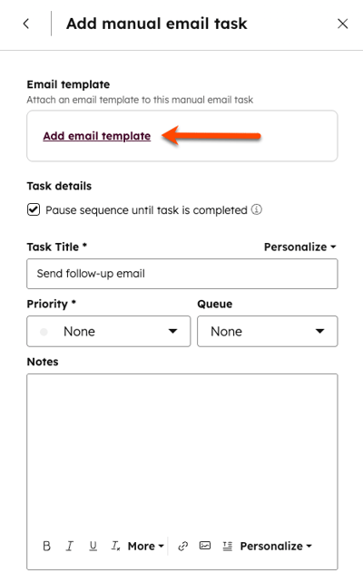 Adding steps to a sequence